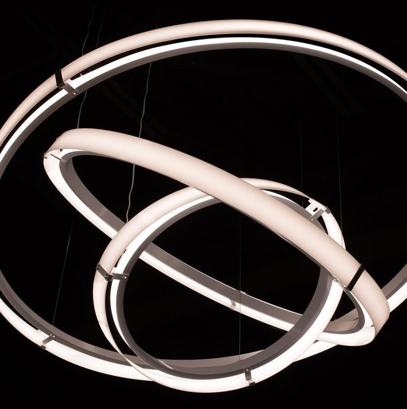 Serzo 2.0 Suspended Luminaire - Trois diamants Chrysler