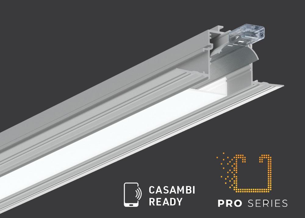 Recessed LED linear extrusion