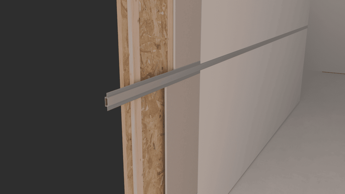 Wall recessed linear LED