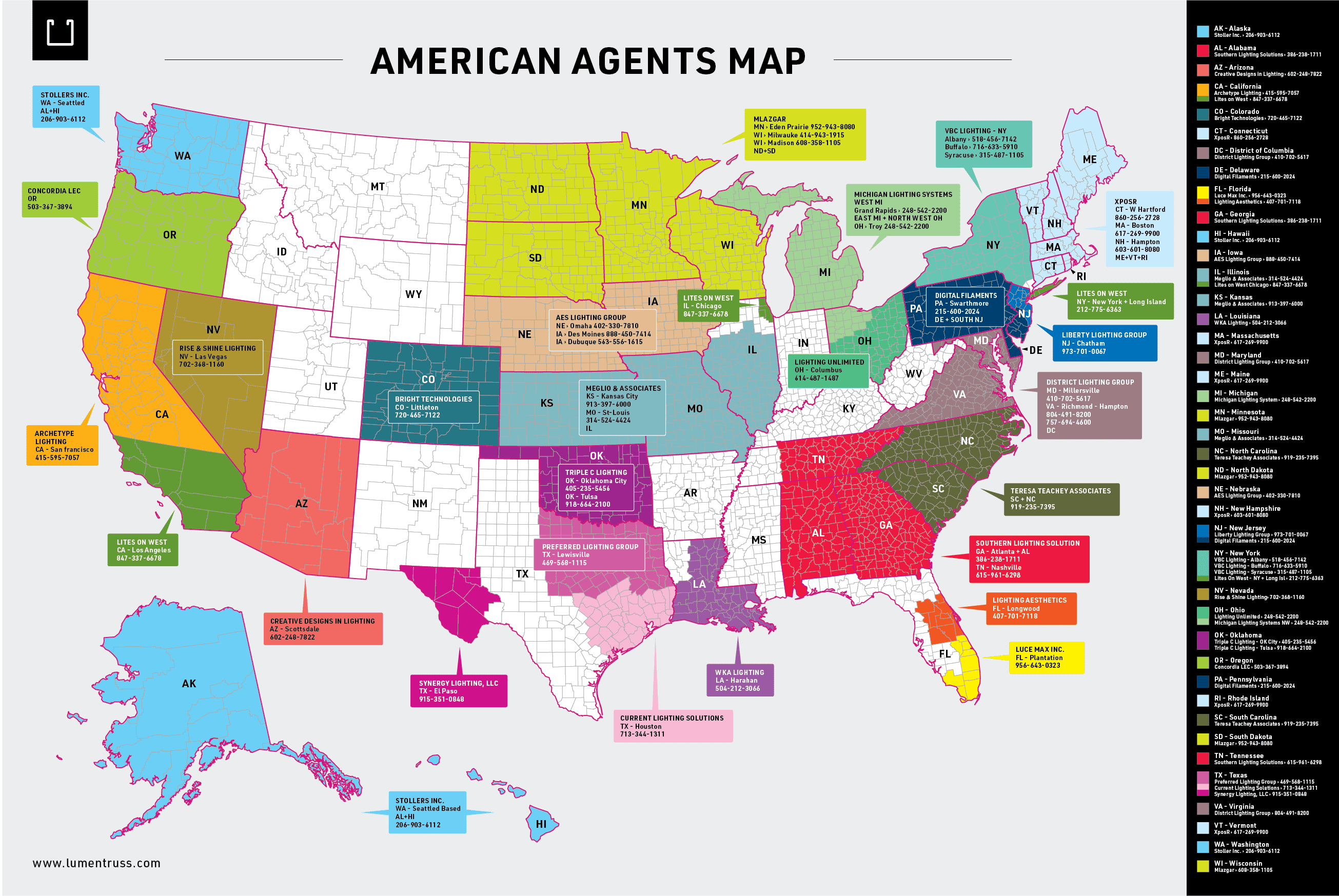 Find an agent - USA